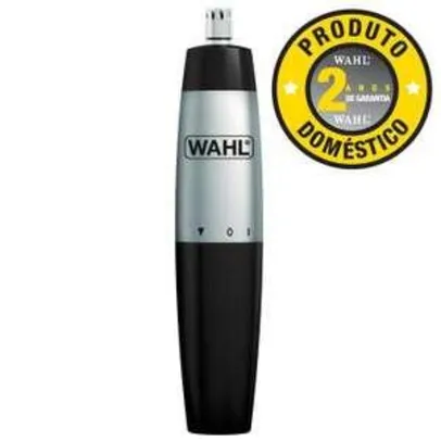 Aparador de Pelos Nasal Wahl Clipper Trmmer Prata à Pilha 5642-100 - Preto | R$ 24