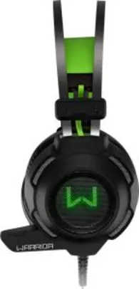 Saindo por R$ 101: Headset Gamer Warrior Swan Preto e Verde Com Conexão USB e P2 - Ph225 | Pelando