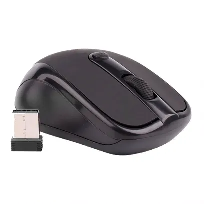 Foto do produto Mouse Sem Fio Até 10m Receptor Usb 4 Botões Uso Chave On/Off Outros