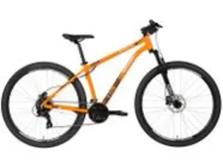 Bicicleta MTB Caloi Supra HDS 2024 - Freio Hidráulico, Cubos e Câmbio Shimano TX 24v, Susp. c/ Trava 80mm