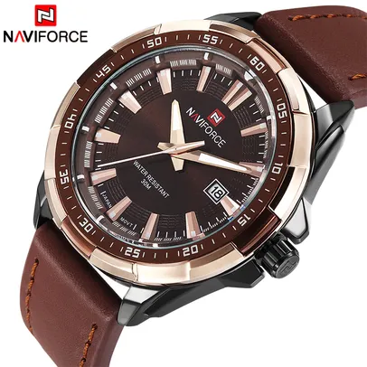Relógios NAVIFORCE Mens Top Marca de Luxo Da Moda Esporte Relógios Homens | R$90