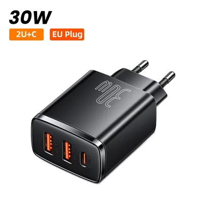 Carregador Baseus Com 3 Portas de 30W