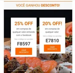 20 a 25% no Peixe Urbano