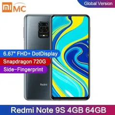 Xiaomi Redmi Note 9S Global 4GB 64GB | R$1031