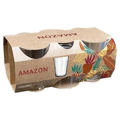 Conjunto de 6 Copos Nadir Amazon Multiuso 190ml