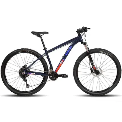 Bicicleta 29 Caloi Explorer 20 Freio Hidráulico 18V 2x9 marchas Pneu Michelin