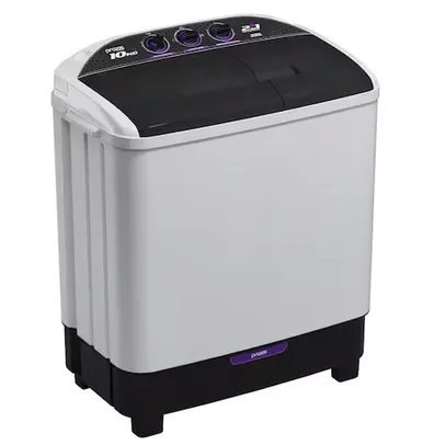 Lavadora de Roupas Praxis 10Kg Semi Automática Twin Tub Branca – 220 Volts - 220V