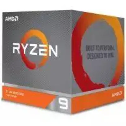 Processador AMD Ryzen 9 3900x 3.8ghz (4.6ghz Turbo) 12-Core 24-Thread Wraith Prism RGB AM4 S/ Video - 100-100000023BOX - R$2600