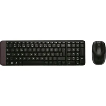 Combo Mouse e Teclado Wireless Logitech MK220 por R$ 80