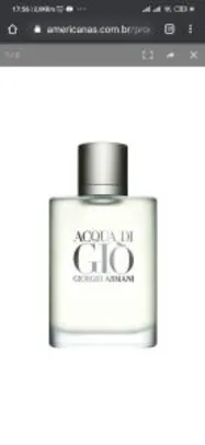 Saindo por R$ 177: (1x cartão = R$ 155,00)Perfume Giorgio Armani Acqua di Gió Masculino Eau de Toilette 50m | Pelando