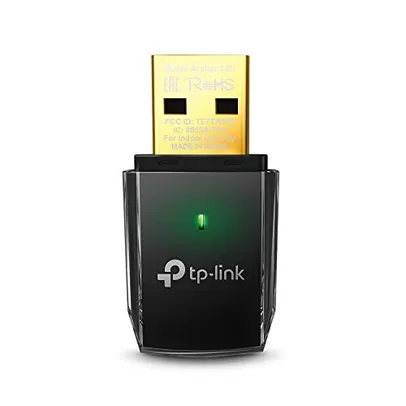 [Prime] TP-LINK AC600 Archer T2U Adaptador USB Wireless Nano | R$ 59