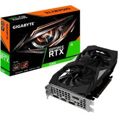 Placa de Vídeo Gigabyte Geforce RTX 2060 OC 6G GV-N2060OC-6GD