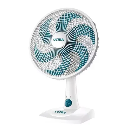 Ventilador de Mesa Mondial 30 cm ULTRA V-30, 6 Pás, 3 Velocidades, Branco e Azul - 220V