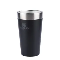 [PRIME] Copo Térmico de Cerveja Stanley Matte Black 473ML + Livro 