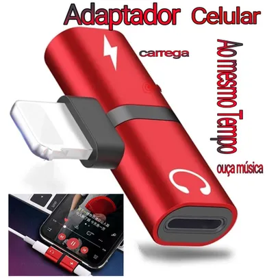 Adaptador Kopeck 3x1 Musica Ligação Carga Iphone 7 8 X