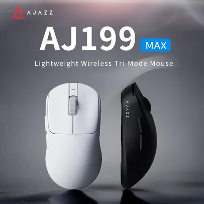 [Taxa inclusa] AJAZZ AJ199MAX Mouse sem fio, Macro leve, Tri Mode, PAW3395