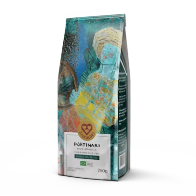 [Leve 3 Pague 2] Café Torrado e Moído Portinari, Notas Frutadas, Gourmet 3 Corações Pacote 250g 