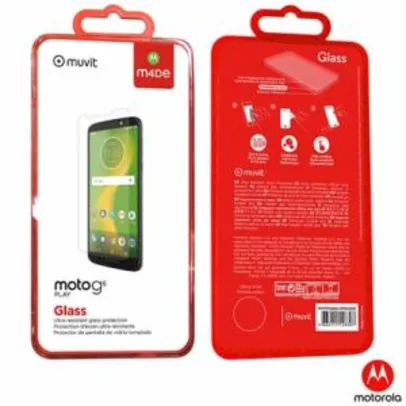 Película protetora para Moto G6 de Vidro espelhada transparente R$ 10,00