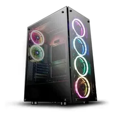 Gabinete Gamer Atx Aigo Darkflash Phantom Sem Fan Lat. Vidro