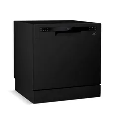 Lava Louças 8 Serviços Midea Preta DWA08P1 220V