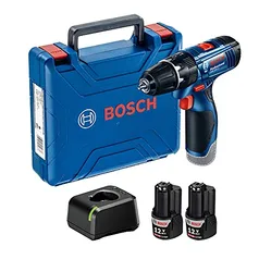 Furadeira e parafusadeira Bosch GSB 120 Li 12V com 2 baterias, carregador e maleta