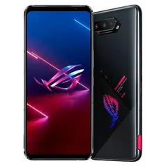 Smartphone Asus ROG Phone 5s 128GB Preto - Octa-Core 8GB RAM 6,78” Câm. Tripla + Selfie 24MP