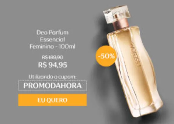 Deo Parfum Essencial Feminino 100ml - R$94,95