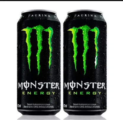 Kit 2 Energético Monster Energy com 473 ml
