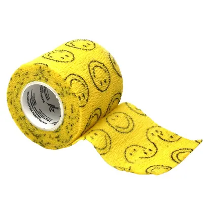 Bandagem Elástica 5cm X 4,5m Com Estampa Phantom Amarelo