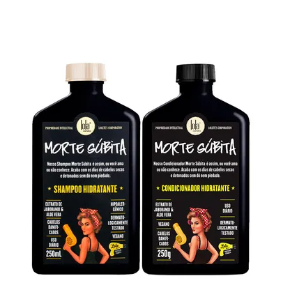 Kit Lola Cosmetics Hidratação Morte Súbita - Shampoo 250 ml + Condicionador 250 g 1Un