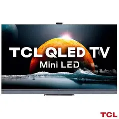 Smart TV 4K TCL Qled 55" com Google TV, Dolby Vision, Bluetooth e Wi-Fi - 55C825