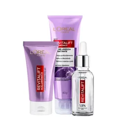 Kit L'Oréal Paris Revitalift Hialurônico Trio (3 Produtos)