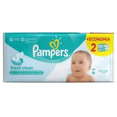 Toalhinhas Umedecidas Pampers Fresh Clean - 96 unidades