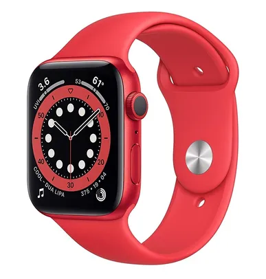 Apple Watch Series 6 44mm vermelho | R$3.050