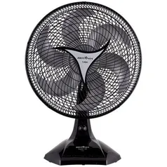 Ventilador de Mesa Britânia Super 40 com 3 Velocidades, 6 Pás, 130W - Preto