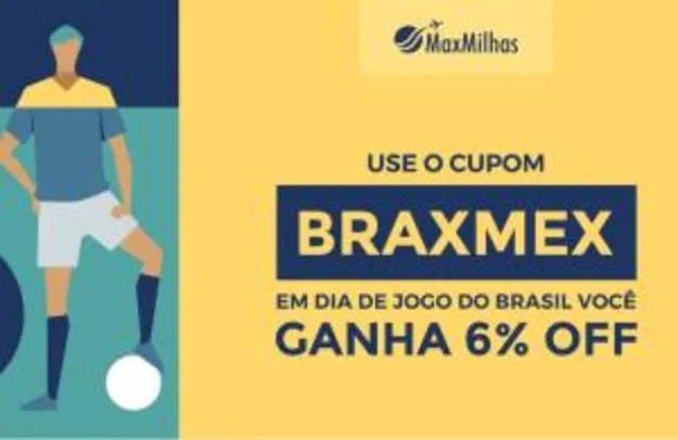 6% de desconto na MaxMilhas