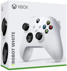 Controle Sem Fio Xbox - Robot White | R$399
