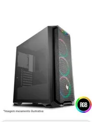 Gabinete Pichau Gaming Gadit X Lateral Vidro Temp, PGG-X01 R$259