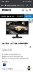 Monitor Gamer Full HD LED | R$989