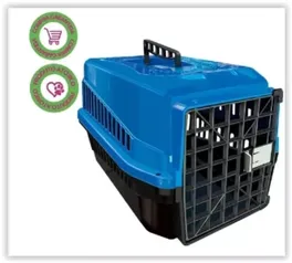 [AME R$ 17] Caixa de transporte pet podyum N2 cães gatos azul