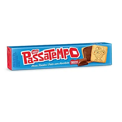 Biscoito Recheado, Chocolate, Passatempo, 130g