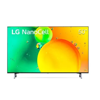 Smart Tv 50" 4K NanoCell LG 50NANO75SQA 2022, ThinQAI Smart Magic Google Alexa