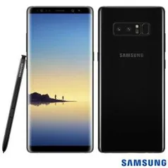 Samsung Galaxy Note8 Preto, com Tela de 6,3”, 4G, 64 GB e Câmera Dual de 12 MP+12 MP - SM-N950FZKJZTO - SGSMN950FPTO_PRD - R$2753