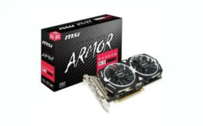 Placa de Vídeo MSI AMD Radeon RX 570 Armor 4G OC, GDDR5 R$569