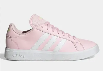 Tênis Adidas Grand Court Base 2.0 Feminino Rosa - Tam. 36 ao 39