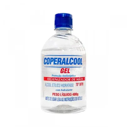 Álcool Gel 70% para Mãos Coperalcool com 400g | R$ 3,35