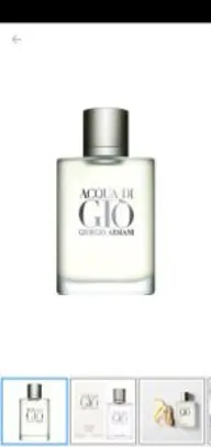 (Cliente ouro) Acqua Di Giò Homme Giorgio Armani - Perfume Masculino - Eau de Toilettel (R$151 Magalupay) | R$ 161