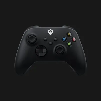 [ APP selecionados ] Controle Sem Fio Xbox Series Carbon Black | R$ 335