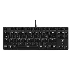 Teclado Mecânico Havit, Switch Azul, ABNT-2, Black, HV-KB435L