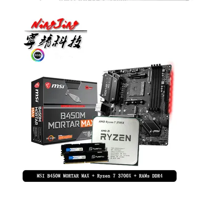 AMD ryzen 7 r7 3700x cpu + MSI b450m  + DDR 4 8g 16g 2666mhz